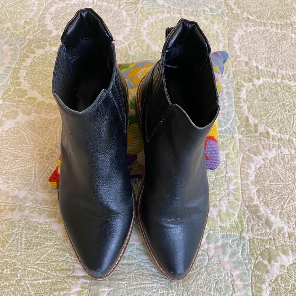 ROOLEE Prince Western Chelsea Ankle
Booties Black Leather Boots size 6 - Picture 6 of 16